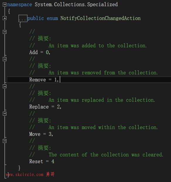 谈谈ObservableCollection观察者集合