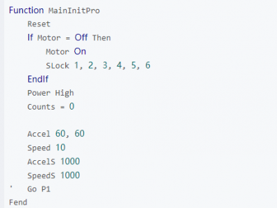Epson机械手简单实例编程
