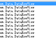 c# listbox 实现datatable 绑定