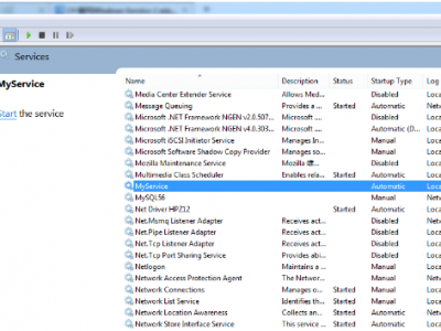 C# 编写Windows Service（windows服务程序）