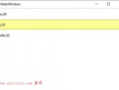 wpf(5) Listbox的ItemsSource、binding、StaticResource、项目样式